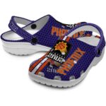custom phoenix suns contrasting stripes clog best selling