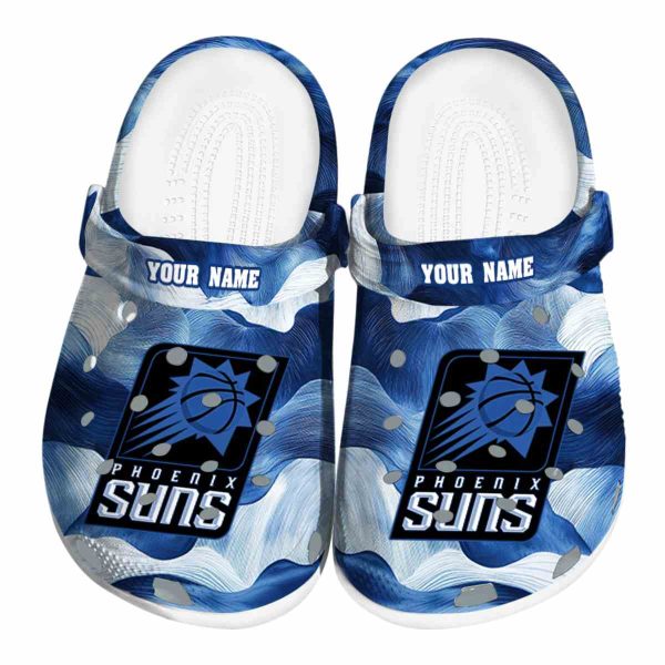 custom phoenix suns ocean waves clog best selling