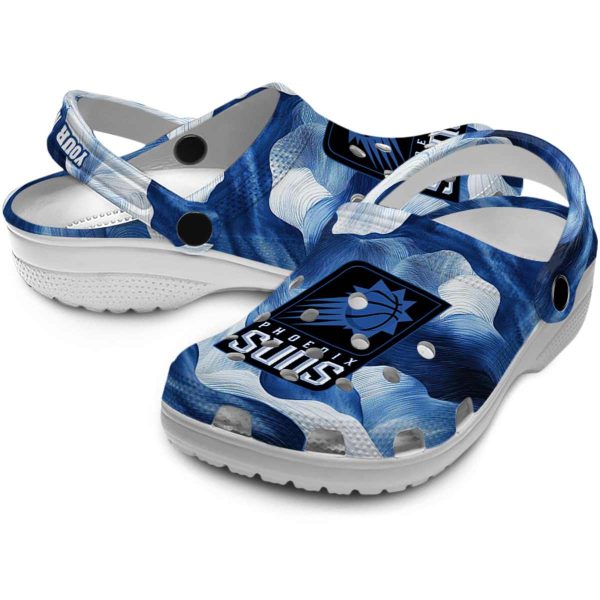 custom phoenix suns ocean waves clog high quality
