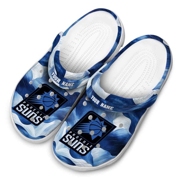 custom phoenix suns ocean waves clog latest model