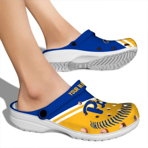 custom pittsburgh panthers baseball motif clog fashion forward