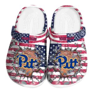 custom pittsburgh panthers freedom splinter clog best selling