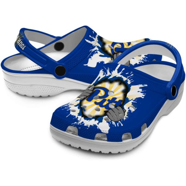 custom pittsburgh panthers gripping hand clog high quality