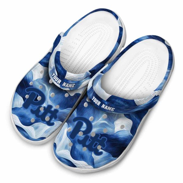 custom pittsburgh panthers ocean waves clog latest model