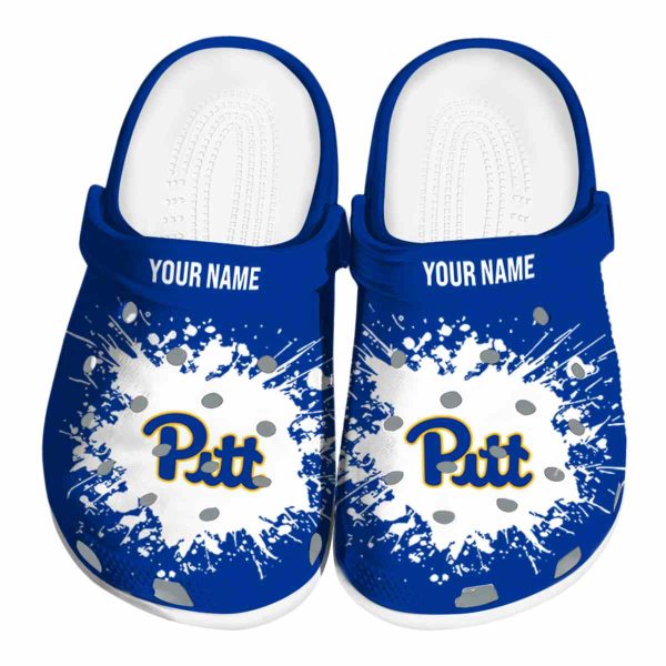 custom pittsburgh panthers splatter background clog best selling