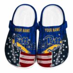 custom pittsburgh panthers star spangled side pattern clog best selling