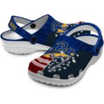personalized appalachian state mountaineers splatter pattern clog best selling