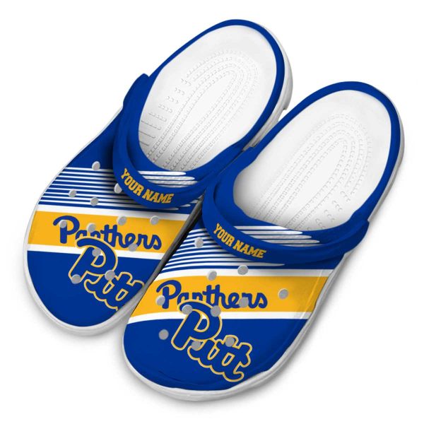 custom pittsburgh panthers vibrant dual tone clog latest model