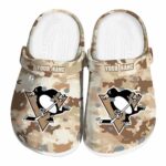 custom pittsburgh penguins desert camo clog best selling