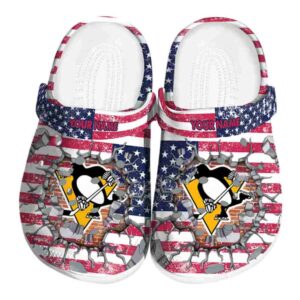 custom pittsburgh penguins freedom splinter clog best selling