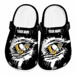custom pittsburgh penguins splash motif background clog best selling