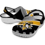 custom pittsburgh penguins vibrant dual tone clog best selling