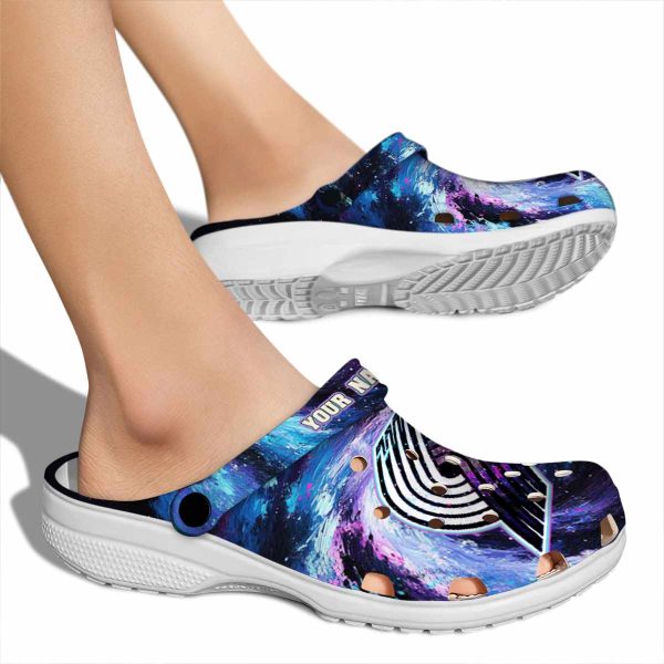 custom portland trail blazers galaxy swirl clog fashion forward