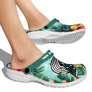 custom portland trail blazers tropical vibes clog fashion forward