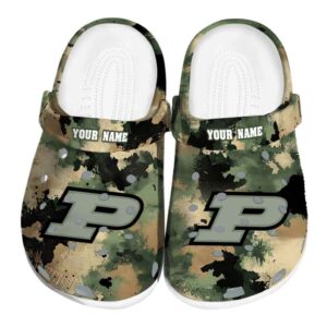custom purdue boilermakers camouflage craze clog best selling