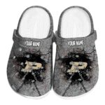 custom purdue boilermakers cracked ground texture clog best selling