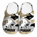 custom purdue boilermakers football helmet clog best selling