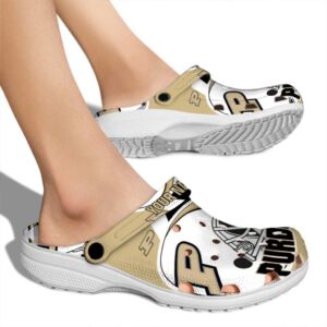 custom purdue boilermakers football helmet clog fashion forward