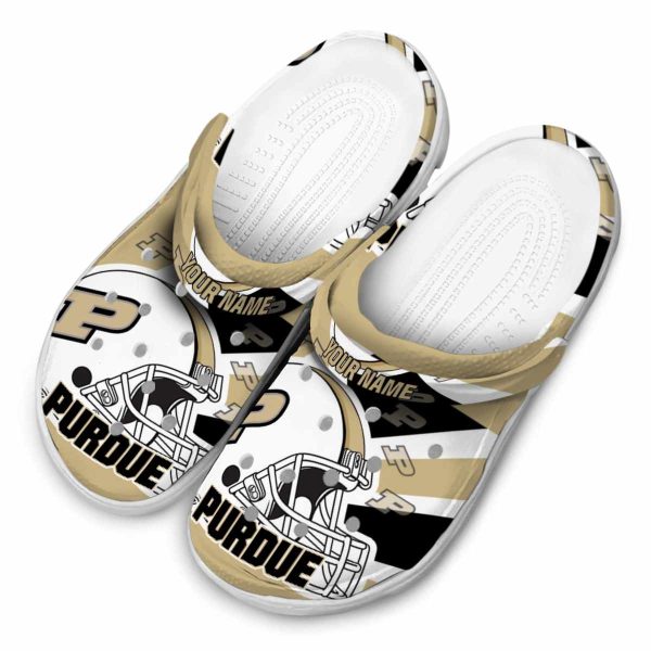 custom purdue boilermakers football helmet clog latest model
