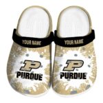 custom purdue boilermakers splash art clog best selling