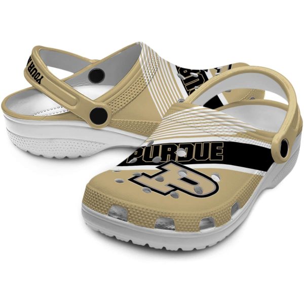 custom purdue boilermakers vibrant dual tone clog high quality