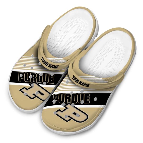 custom purdue boilermakers vibrant dual tone clog latest model