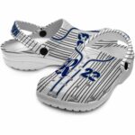 custom rice owls pinstripe pattern clog best selling
