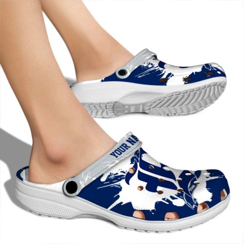 custom rice owls splatter pattern clog fashion forward