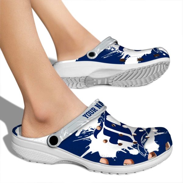 custom rice owls splatter pattern clog fashion forward