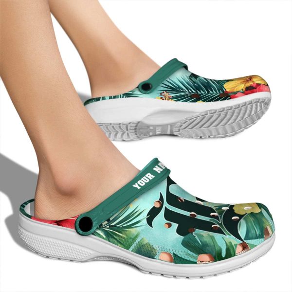 custom rice owls tropical vibes clog fashion forward