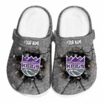 custom sacramento kings cracked ground texture clog best selling