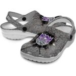 custom sacramento kings cracked ground texture clog best selling