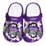 custom sacramento kings gripping hand clog best selling