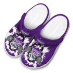 custom sacramento kings gripping hand clog best selling