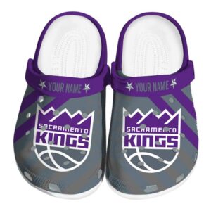 custom sacramento kings star spangled graphic clog best selling