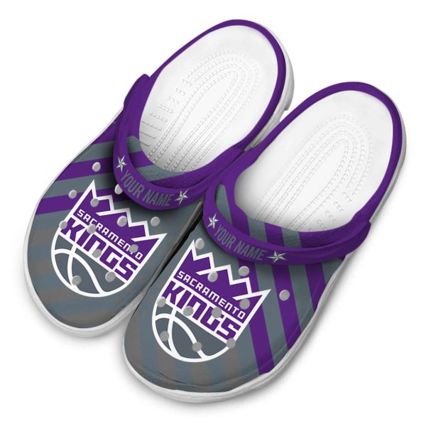 custom sacramento kings star spangled graphic clog latest model