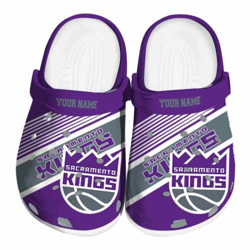 custom sacramento kings vibrant dual tone clog best selling