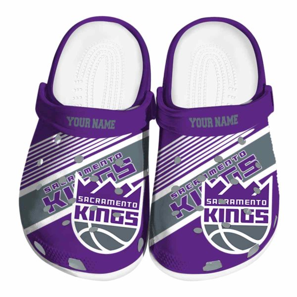 custom sacramento kings vibrant dual tone clog best selling