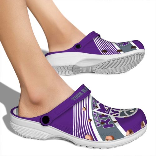 custom sacramento kings vibrant dual tone clog fashion forward