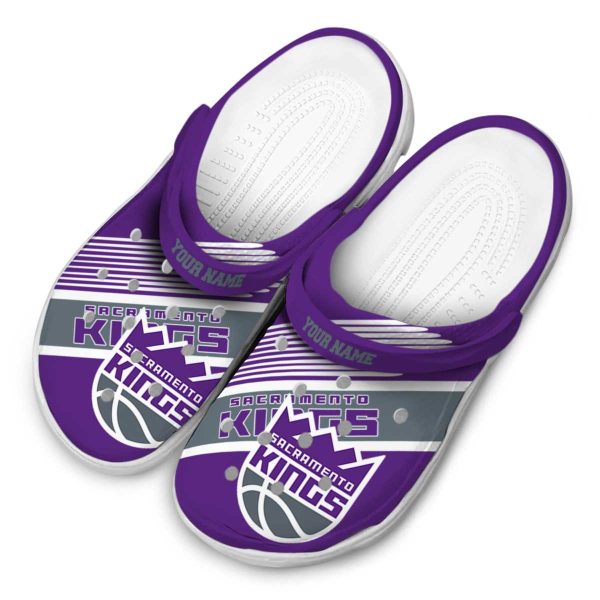 custom sacramento kings vibrant dual tone clog latest model