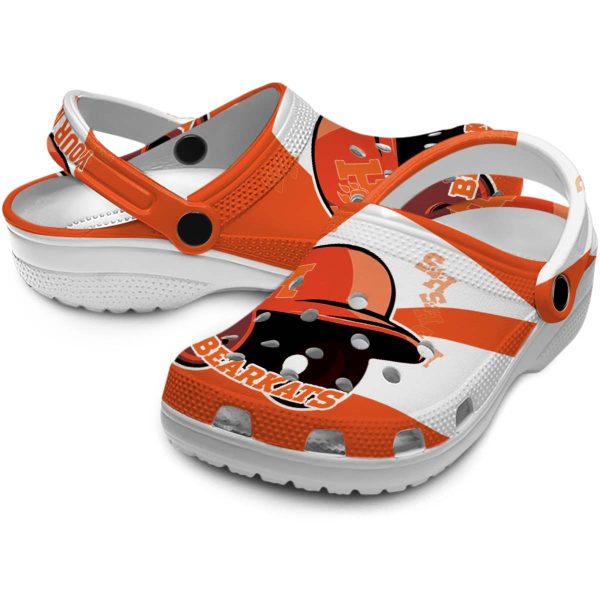 custom sam houston bearkats baseball helmet clog high quality