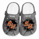 custom sam houston bearkats cracked ground texture clog best selling