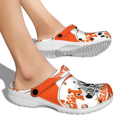custom sam houston bearkats football helmet clog fashion forward