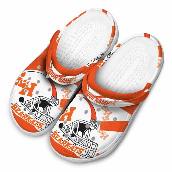 custom sam houston bearkats football helmet clog latest model