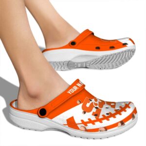 custom sam houston bearkats football motif clog fashion forward