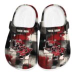 custom sam houston bearkats plaid fusion clog best selling