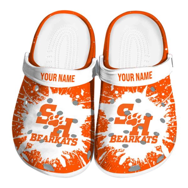 custom sam houston bearkats splash art clog best selling