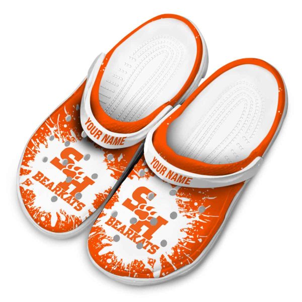 custom sam houston bearkats splash art clog latest model