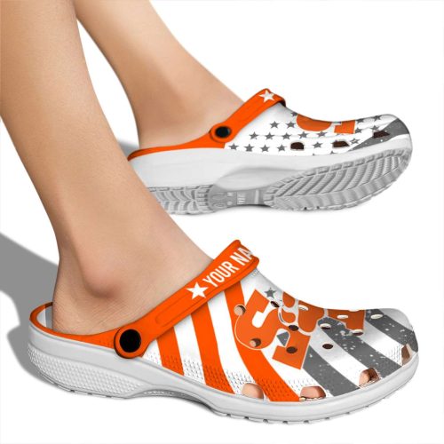 custom sam houston bearkats star spangled graphic clog fashion forward