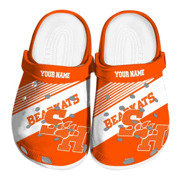 custom sam houston bearkats vibrant dual tone clog best selling